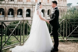 Photo Shoot in Rome with Vespa And Vintage Fiat 500 Options