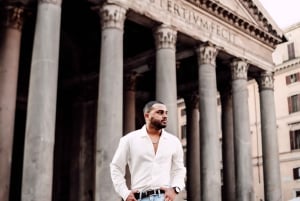 Photo Shoot in Rome with Vespa And Vintage Fiat 500 Options