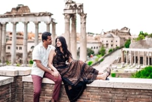 Photo Shoot in Rome with Vespa And Vintage Fiat 500 Options