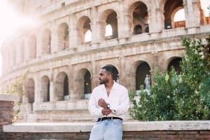 Photo Shoot in Rome with Vespa And Vintage Fiat 500 Options