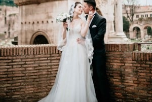 Photo Shoot in Rome with Vespa And Vintage Fiat 500 Options