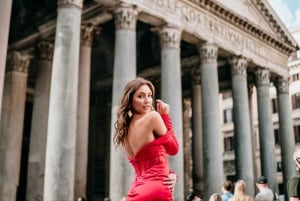 Photo Shoot in Rome with Vespa And Vintage Fiat 500 Options