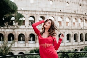 Photo Shoot in Rome with Vespa And Vintage Fiat 500 Options