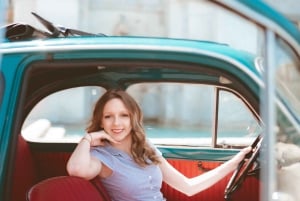 Photo Shoot in Rome with Vespa And Vintage Fiat 500 Options