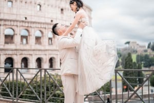 Photo Shoot in Rome with Vespa And Vintage Fiat 500 Options