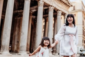 Photo Shoot in Rome with Vespa And Vintage Fiat 500 Options