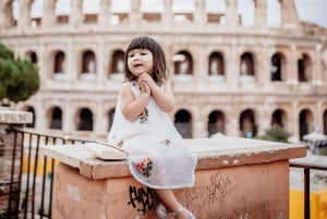 Photo Shoot in Rome with Vespa And Vintage Fiat 500 Options