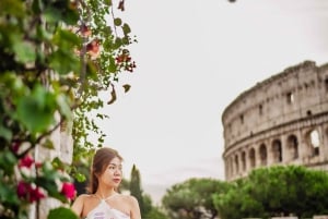 Photo Shoot in Rome with Vespa And Vintage Fiat 500 Options
