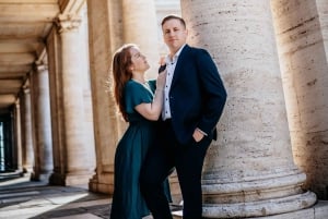 Photo Shoot in Rome with Vespa And Vintage Fiat 500 Options