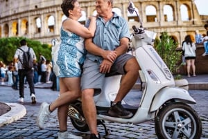 Photo Shoot in Rome with Vespa And Vintage Fiat 500 Options