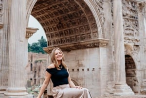 Photo Shoot in Rome with Vespa And Vintage Fiat 500 Options