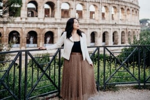 Photo Shoot in Rome with Vespa And Vintage Fiat 500 Options