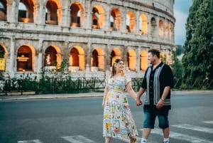 Photo Shoot in Rome with Vespa And Vintage Fiat 500 Options
