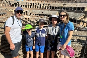 Privat Colosseum & antikkens Roma-familietur for barn