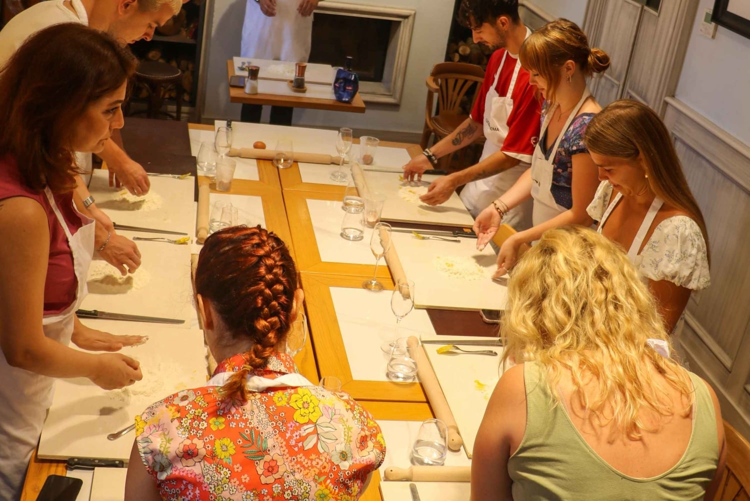 Private Pasta & Tiramisu Cooking Class with Unlimited Wine