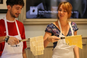 Private Pasta & Tiramisu Cooking Class with Unlimited Wine