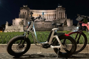 Rome: Night E-Bike Tour with Pizza Option