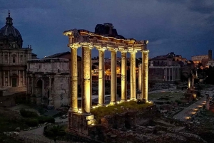 Rome: Night E-Bike Tour with Pizza Option