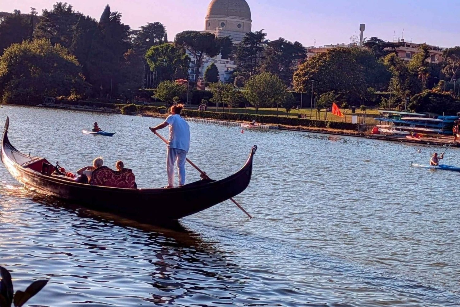 Rome: Gondeltocht op het meer