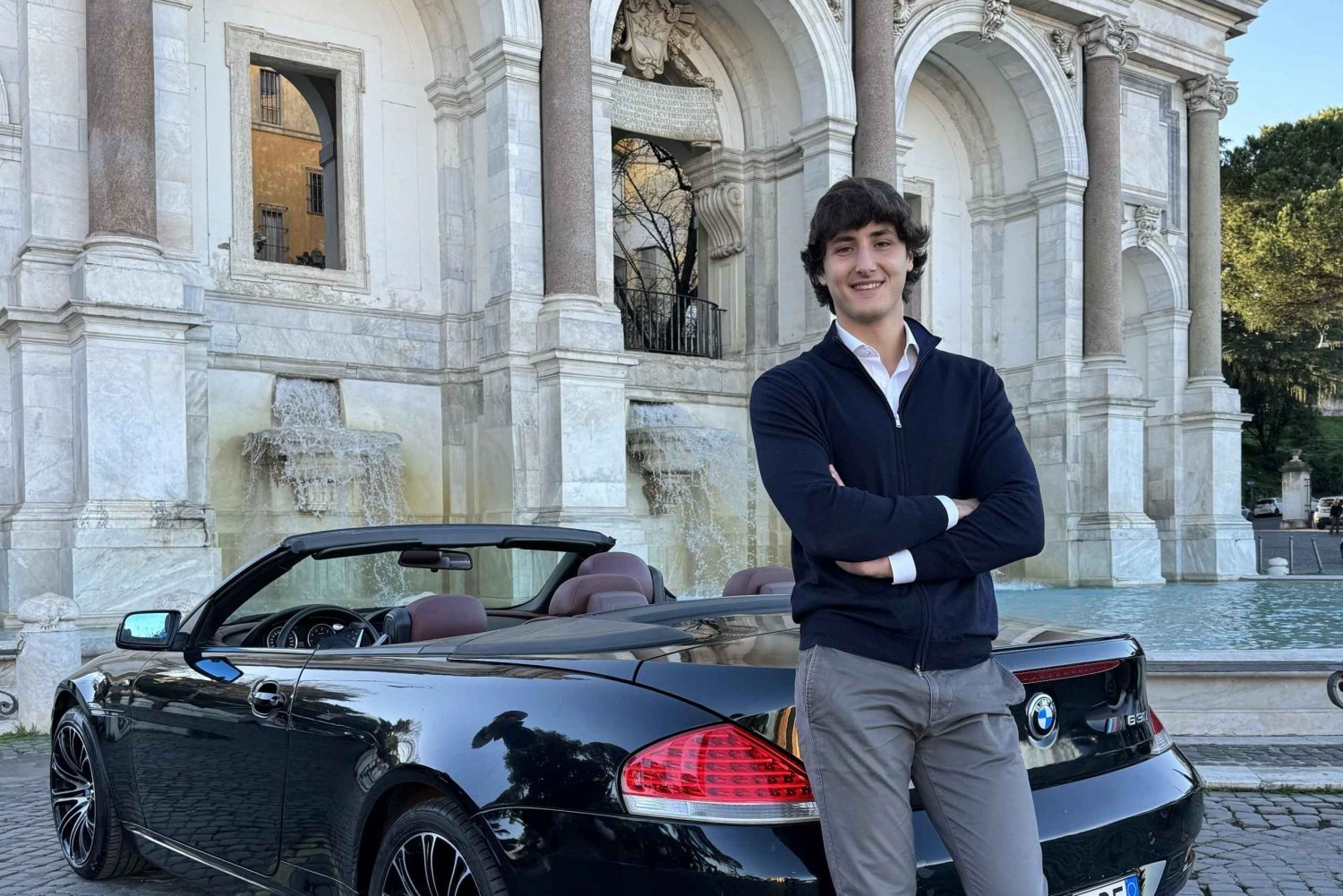 Rome: Luxury Convertible Tour with Italian Gourmet Delights