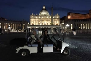 Rome: 2-Hour Golf Cart Sightseeing Tour at Night