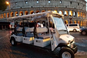 Rome: 2-Hour Golf Cart Sightseeing Tour at Night