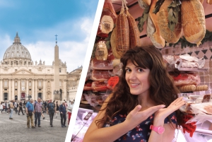 Rooma: 2-in-1 Vatikaanin kupoliin kiipeäminen ja ruokakierros