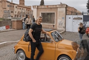 Rome: 3 hour panoramic tour of Rome with a vintage Fiat 500