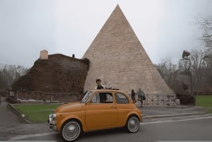 Rome: 3 hour panoramic tour of Rome with a vintage Fiat 500