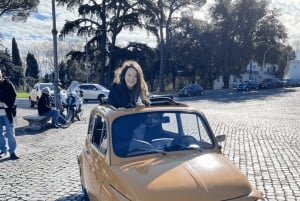 Rome: 3 hour panoramic tour of Rome with a vintage Fiat 500
