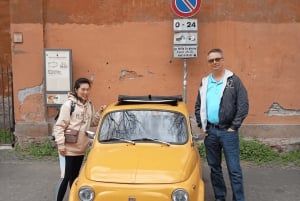 Rome: 3 hour panoramic tour of Rome with a vintage Fiat 500