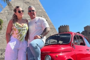 Rome: 3 hour panoramic tour of Rome with a vintage Fiat 500
