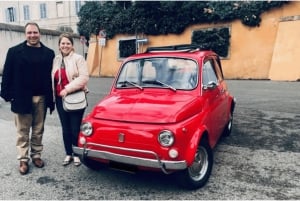 Rome: 3 hour panoramic tour of Rome with a vintage Fiat 500