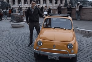 Rome: 3 hour panoramic tour of Rome with a vintage Fiat 500