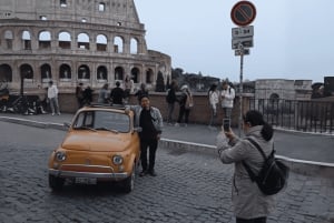 Rome: 3 hour panoramic tour of Rome with a vintage Fiat 500