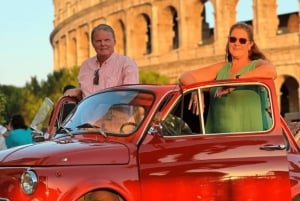 Rome: 3 hour panoramic tour of Rome with a vintage Fiat 500