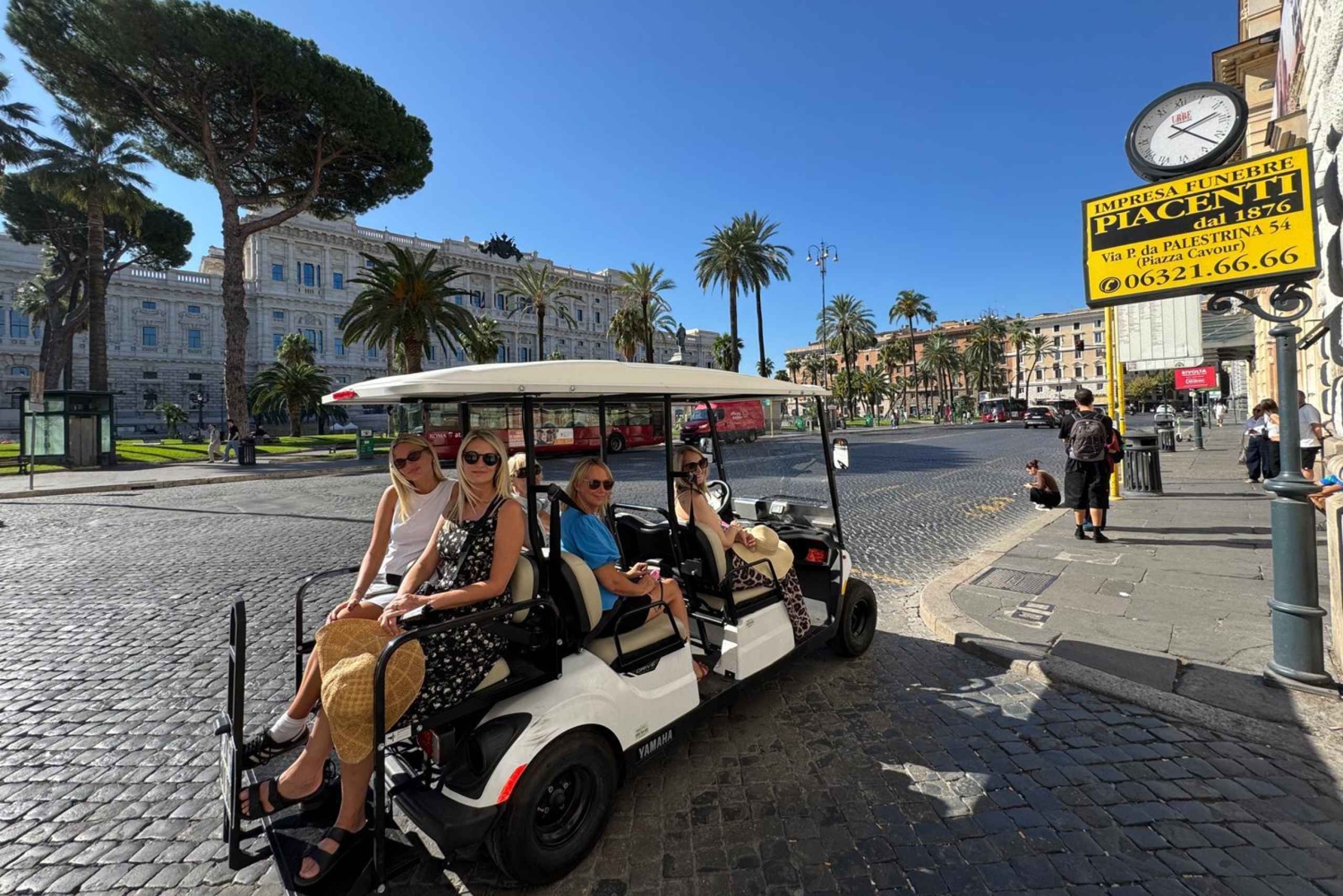 Rooma: 3 tunnin yksityinen golfautokierros, johon sisältyy kulinaarinen maistelu