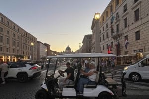 Rooma: 3 tunnin yksityinen golfautokierros, johon sisältyy kulinaarinen maistelu