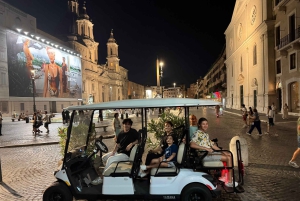 Rooma: 3 tunnin yksityinen golfautokierros, johon sisältyy kulinaarinen maistelu