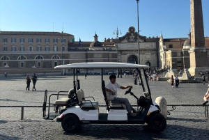 Rom: 3 timmars privat tur med golfbil inklusive kulinarisk provsmakning