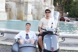 Rome: Vespa Sidecar Tour with Hotel Pickup