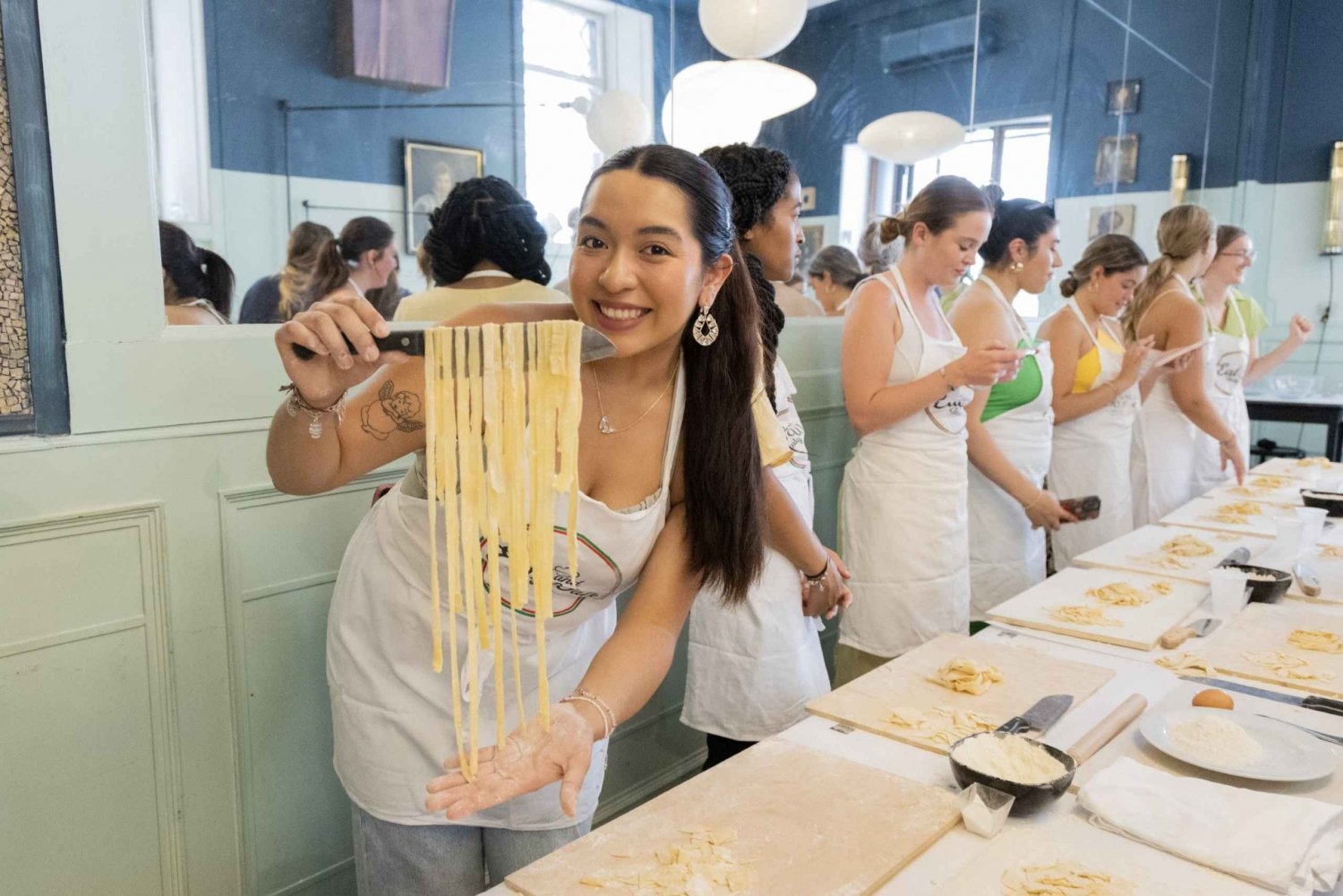 Rome: 3-in-1 Fettuccine, Ravioli, and Tiramisu Cooking Class