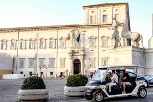Roma: Tour privado de 4 horas por la tarde en carrito de golf por la ciudad