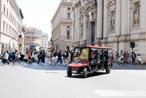 Roma: Tour privado de 4 horas por la tarde en carrito de golf por la ciudad