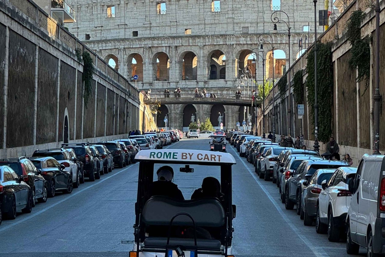 Rome : visite exclusive de 3 heures en voiturette de golf avec dégustation de spécialités locales