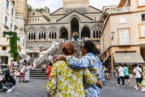 ローマ：アマルフィ海岸＆ポジターノ日帰りツアー（海岸クルーズ付き）