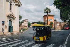 Rome : Visite de la Voie Appienne en voiturette de golf avec entrée dans les catacombes romaines