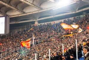 Rzym: Mecz piłki nożnej AS Roma lub SS Lazio z miejscowym