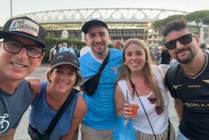 Rzym: Mecz piłki nożnej AS Roma lub SS Lazio z miejscowym