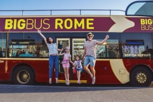 Rome: Big Bus Hop-On Hop-Off Sightseeing Tour w/ Audio Guide